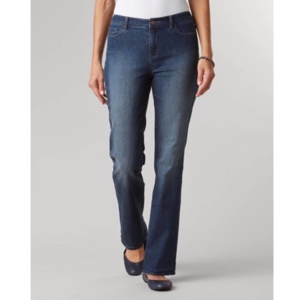 Coldwater Creek Medium Wash Natural Fit Denim Jeans Non Distressed Ladies Size 4